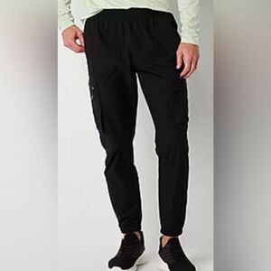 NWT Xersion Big & Tall Black Cargo Joggers Sweatpants- Size 2XLT